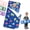 Blue Cars, variant on Primlect Toddler Nap Mat, All-in-One Sleeping Bag with Removable Pillow, 51" x 22" Sleeping Mat, for Daycare, Preschool, Kindergarten, Travel