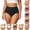 czb# Black368, variant on Underwear For Women Seamless High Waist Plus Size No Show Full Coverage Support Panties Wave Edge Smooth Comfort Control Breathable Relaxed Briefs,Khaki,XS-XXL