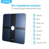 400lb Lumsing Bluetooth Smart Body Fat Scale Bathroom Scales Measures Weight, Water, Fat, BMI, BMR(KCAL), Muscle, Bone Mass and Visceral Fat with App for iOS Android Devices