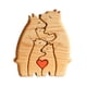 thumbnail image 2 of 3 piezas de rompecabezas de madera familia osos Likrtyny decorativo, 2 of 2