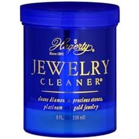 hagerty diamond precious stones & jewelry cleaner 8 oz. with dipping basket