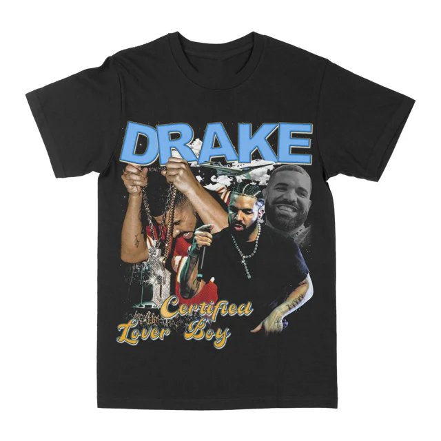 Camiseta Drake para hombre, novedad en camisetas y camisetas, ropa Vintage, camiseta de gran tamaño para mujer, Camiseta de algodón para hombre Y2k divertida