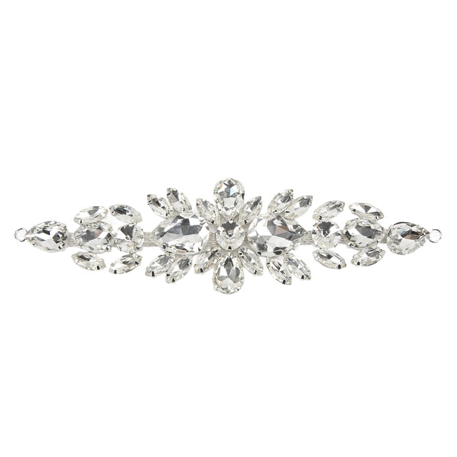 Waist Rhinestone Chain,Rhinestone Chain Applique Shining Rhinestone Waist Flower Rhinestone Claw Chain Maximized Efficiency