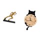 thumbnail image 5 of Estatua del corredor,Estatua de corredor,escultura de arte abstracto,figura,Reloj de pared,Reloj de pared decorativo para baño o dormitorio,Reloj de pared para gatos silencioso,sin, 5 of 8