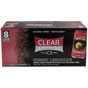Clear American Ice Cherry Lemonade Sparkling Water, 12 Fl. Oz., 8 Count