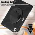 thumbnail image 6 of ShieldPlus for New iPad Pro 13 inch (M4) Case 2024 with Pencil Holder, Shockproof Full Body Drop Protective Cover with 360° Rotating Hand Strap & Stand,Black, 6 of 7
