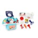 thumbnail image 1 of Niños simulación banco de trabajo educativo herramientas juguete mochila 2-en-1 bebé educación temprana preescolar juguetes plegables plástico bebé regalos maquillaje animal azul Vogacara FN001325-02, 1 of 7