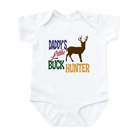 

CafePress - Daddy s Little Buck Hunter Infant Bodysuit - Baby Light Bodysuit Size Newborn - 24 Months