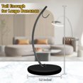 thumbnail image 2 of HOMKULA Banana Holder Stand - Banana Hook Hanger, Banana Tree Holder, Banana Rack for Kitchen Counter, Stainless Steel&Wooden Base,Itemstand, Metal Bar C4, 2 of 6