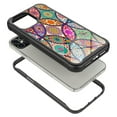 thumbnail image 3 of iPhone 12 Pro Max Case (6.7"), Rosebono Hybrid IMD Design Graphic Anti-Scratch Fashion Cute Colorful Silicone Skin Cover Armor Case for iPhone 12 Pro Max (Colorful Mandala), 3 of 5