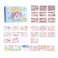 thumbnail image 4 of Livre d'Autocollants pour Visage Activités Mode Plus de 80 Visages et 300 Autocollants Robe Fille Mignonne, 4 of 7