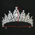 thumbnail image 2 of Accessoires pour Cheveux en Alliage de Couronne de Bandeau L8Q9, 2 of 6
