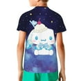 thumbnail image 2 of Sanrio Cinnamoroll Kids T-Shirt 3d Printed Graphic T-Shirts Boys And Girls Short Sleeve Shirts For Youth Kids X-Small, 2 of 6