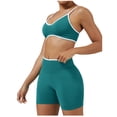 thumbnail image 6 of LIIPEE Womens Shorts Athleisure Solid Color Mid Seamless Waistband Pull-On Bike Ladies Casual Summer Tight Breathable Soft Fashion Daily Comfortable Butt-Lifting Yoga Shorts,M, 6 of 7