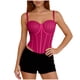 thumbnail image 1 of Tops de Verano de Mujer Casual sin Mangas Color Bloqueado Ombligo Expuesto Y Cintura Tops de Verano Sueltos, 1 of 7