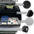 thumbnail image 6 of COEQINE Trunk Liner for SUV, Anti-Slip Cargo Mat Car Boot Protection Dust-proof Dog Seat Cover Fit for SUV, Sedan, Truck, 29 x 39 Inches, Vintage Tropical Leaf, 6 of 7