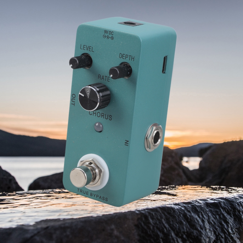 Classical Choruses Guitar Effect Pedal for Electric Guitar Bass True Bypass Guitar Choruses Pedal Analog Choruses Effect