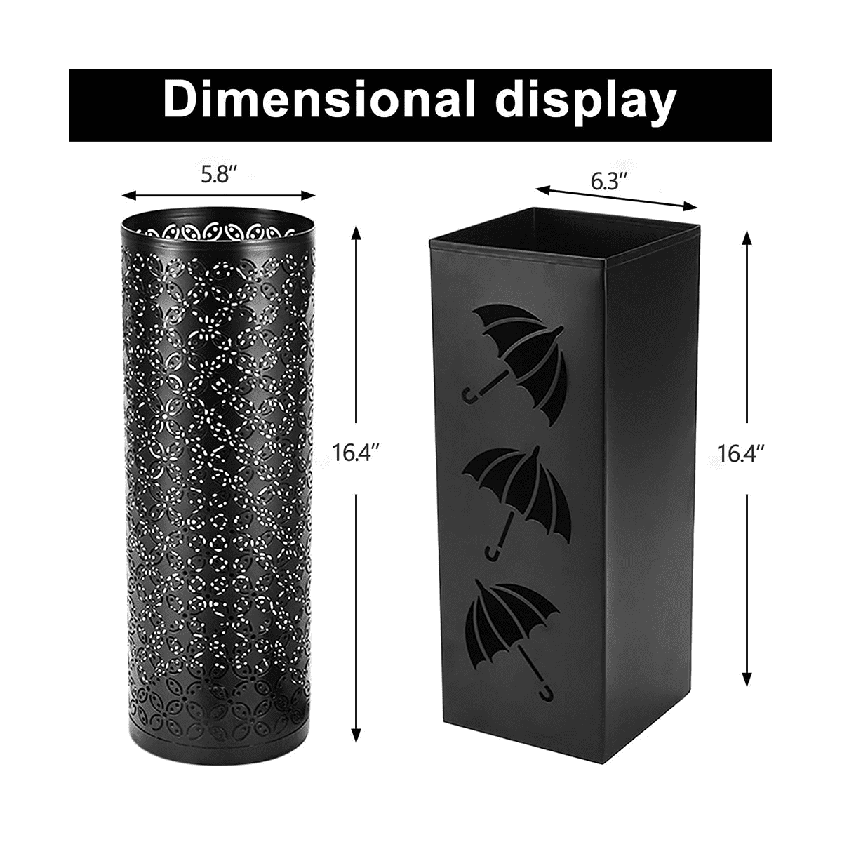 Metal Umbrella  Household Simple Square Round Umbrella Rack Lobby Moisture-Proof Umbrella Storage