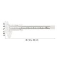 thumbnail image 2 of HEANUJJ Vernier Caliper Plástico Resistente Para Medición Interna Y Externa Y Duradera, 2 of 6