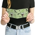 thumbnail image 6 of Nickelodeon Wallet, Bifold, Invader Zim GIR Screaming Doom Pose Greens, Vegan Leather, 6 of 8