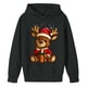 thumbnail image 4 of Sudaderas con capucha para niños y niñas, sudaderas casuales de manga larga, lindas sudaderas de gran tamaño con bolsillo de polar, chaquetas para niñas, 4 of 4