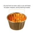 thumbnail image 4 of Uxcell Brown Gold Cupcake Cups, Aluminum Foil Standard Cupcake Liners 100 Pack, 4 of 6