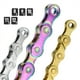 thumbnail image 5 of Sonducket Cadena de bicicleta de acero al carbono de seguridad mejorada elegante para cadenas de bicicleta de montaña fáciles de montar Ciclismo Colorido 8 velocidades, 5 of 6