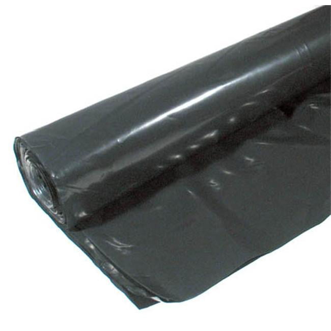 Warps 12-4CH10B Black Coverall Plastic Sheeting 10 W x 25 L ft x 4 Thick mm. 