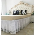 thumbnail image 3 of White Ruffled Bed Skirt, Queen, 3 of 12