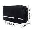 thumbnail image 4 of Viflosae Cosmetic Bag Toiletry Bag Large Capacity Cloth Wash Bag Home Kitchen Can Hang Storage Bag Ladies Portable Travel Business Trip Waterproof Hook Type Makeup Care Products, 4 of 7