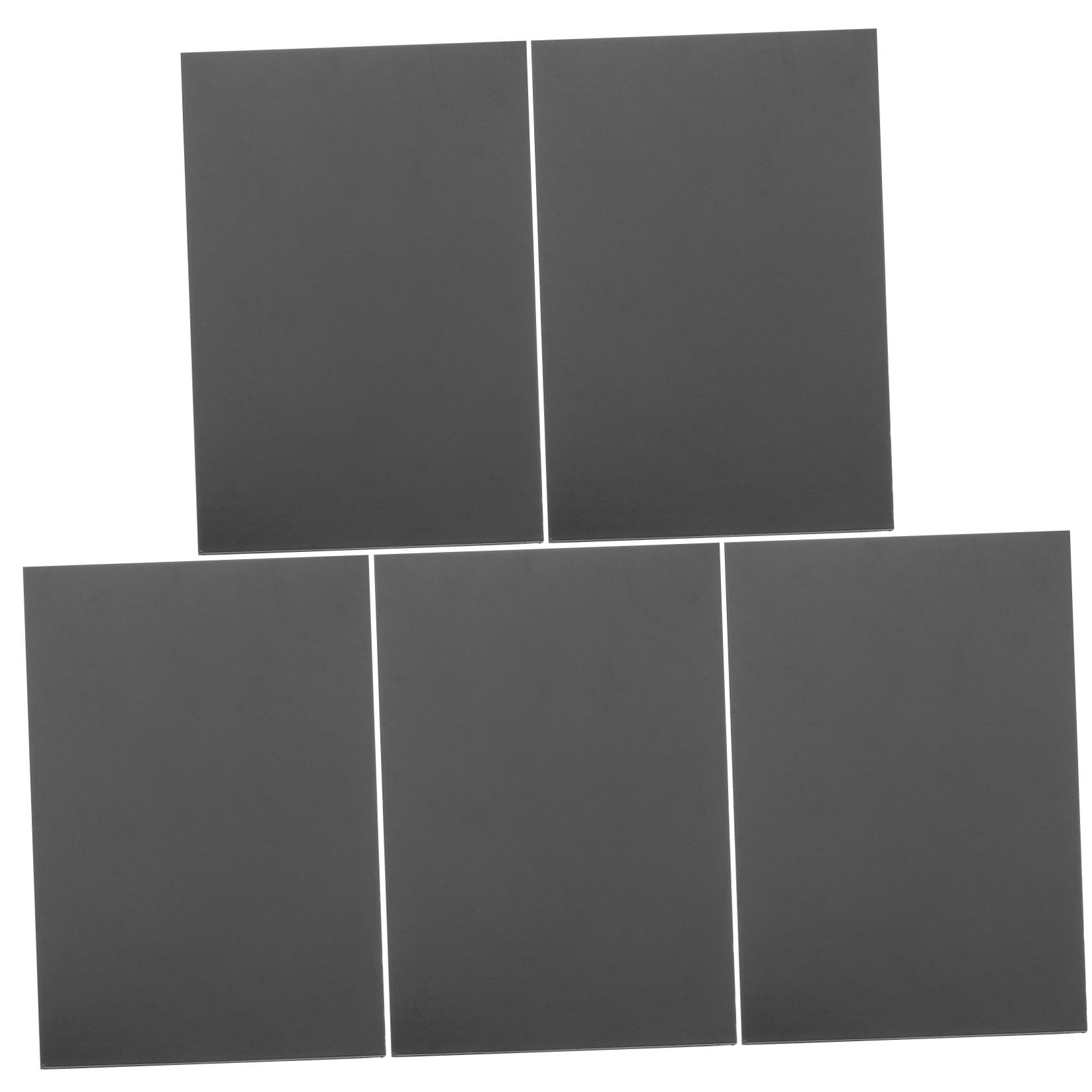 SWETRACE 5Pcs Magnetic Adhesive Sheet Black Flexible Magnets for Crafting and Decoration