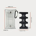 thumbnail image 5 of YIEMEEN PVC Purse Wallets Travel Multi Position Coin Purse Money Bag Japanese Yen Coin Holder Organizer Clear Card Sleeves, 5 of 13