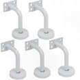 thumbnail image 1 of 5-Pack Stair Handrail Brackets, 60x80mm Stainless Steel with Mounting Screws for Stair Railings, 1 of 4