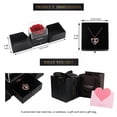 thumbnail image 6 of Preserved Red Rose,Ring Earrings Necklace Storage Boxes,Eternal Flowers Rose Gifts for Mom Wife Girlfriend Her,on Christmas Valentines Day Mothers Day Anniversary Birthday Gifts(Without Necklace), 6 of 7