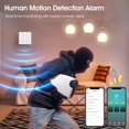 thumbnail image 3 of For Tuya For Zigbee 1/2/3 Gang Human Motion-Sensing Smart Wall Secure Switch, 3 of 10