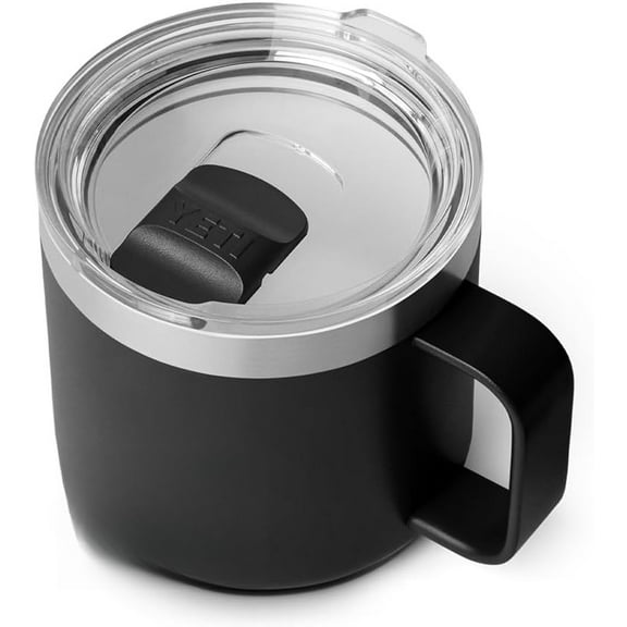 14 oz ceramic lined stackable mug, vacuum insulated, stainless steel, with lid