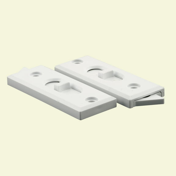 White Plastic Tilt Latch (2-pack)