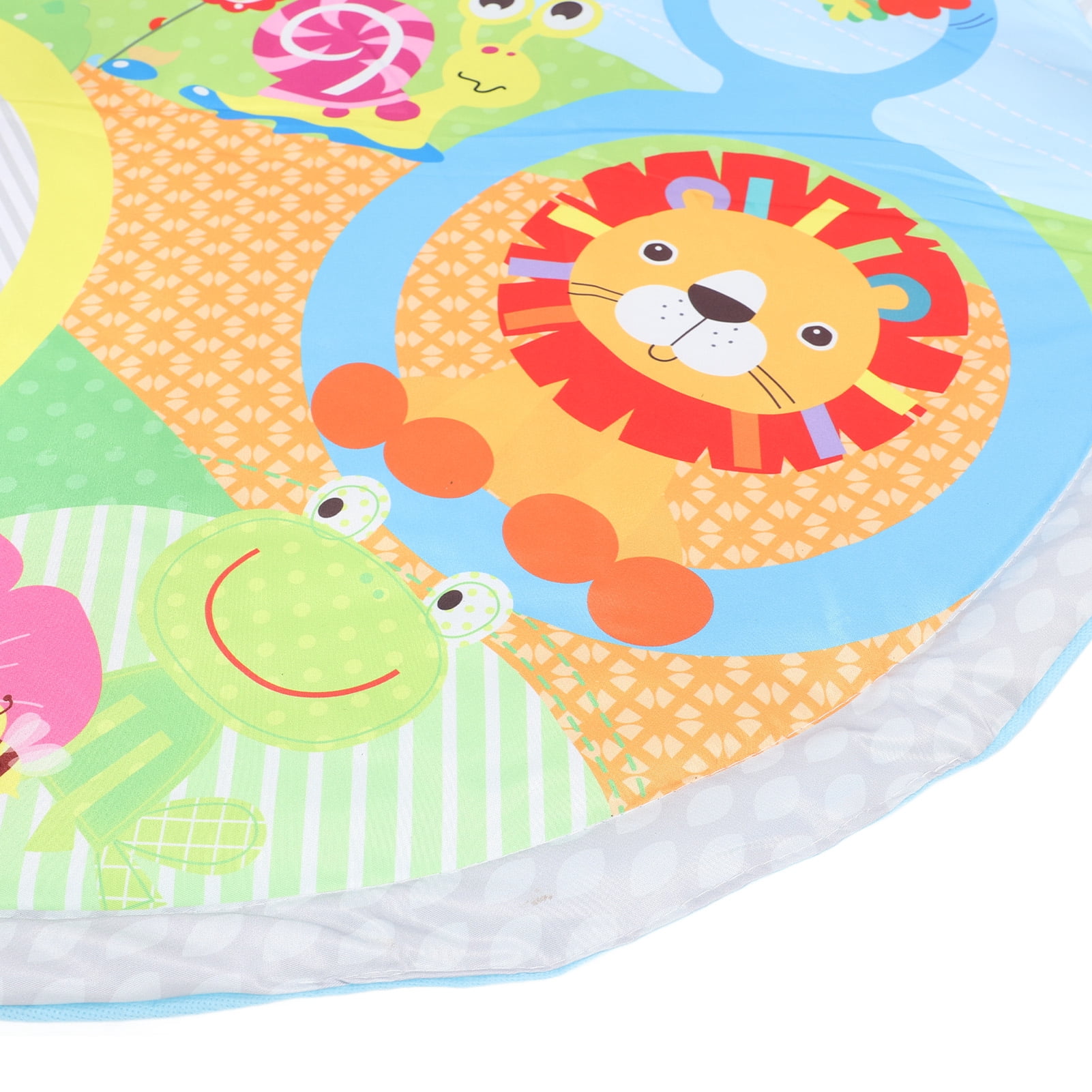 YAHHU Baby Play Gym Promote Motor Sensory Development Colorful Foldable Portable Activity Play Mat with Rattle Toys For Newborn Infant Baby 33.5 inches / 85 cm