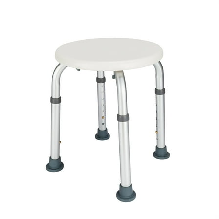 Ktaxon 7 Height Adjustable Bath Chair Medical Shower Chair Bath Round Stool & Sucker Armrest