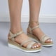 thumbnail image 5 of Amzcrzy Zapatos de mujer,Zapatos de mujer,Zapatillas de mujer, Sandalias de tacón negro con plataforma y cuña para mujer, zapatos casuales que combinan con todo, para verano. Sandalias Mujer Zapatill, 5 of 6