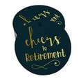 thumbnail image 1 of Inkdotpot Pack Of 50 Real Gold Foil Paper Tags Cheers To Retirement Favor Hang Tags, 1 of 1