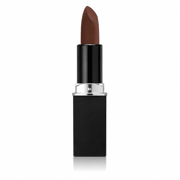 Labial Semimate Chocolate Zermat Eleganzza 4 g Con Vitamina E Alta Pigmentación Textura Aterciopelada