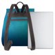 thumbnail image 3 of Fotbe Blue to turquoise Mochila Bolso con Estampado para Mujer, Mochila Antirrobo de Nylon Impermeable, Bolsa Ligera de Hombro, 3 of 4