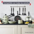 thumbnail image 3 of Batería de Cocina Supercook de 26 piezas Color Verde Lichen con Antiadherente Titanium tecnología Thermo Señal fácil limpieza base difusora, 3 of 7