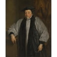 thumbnail image 3 of Follower of Anthony van Dyck 15x18 Black Modern Framed Museum Art Print Titled - Portrait of Archbishop William Laud (1573-1645), 3 of 5