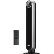Dreo Bladeless Tower Fan - 25ft/s, 4 Speeds, 4 Modes, 90° Oscillation, 8H Timer, Ultra Quiet for Bedroom, Indoors, Silver (Nomad One)