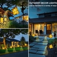 thumbnail image 3 of Rirool Solar Watering Can Light, Outdoor Waterproof 3D Starry Sky Lantern with Fairy LED Lights, Solar Powered Garden, Patio, Porch, Lawn Decor, Auto On/Off (Warm White), 3 of 8