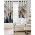 thumbnail image 3 of Blackout Curtains for Bedroom, Tan Trees Forest Room Darkening Window Drapes for Living Room, Mountain Woods Natural Scenery Thermal Insulated Grommet Curtains, 42x54 inch, 2 Panels, 3 of 9