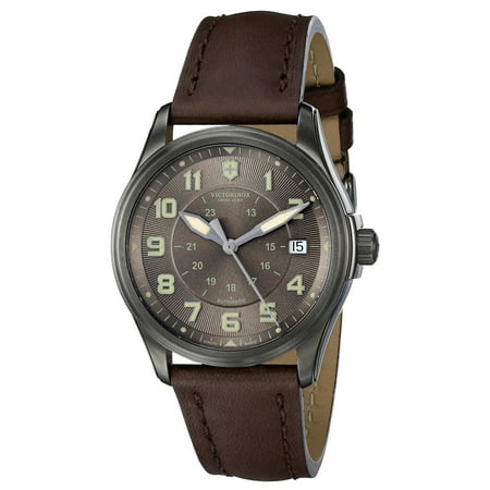 Swiss Army 241519 Men's Infantry Brown Dial Brown Leather Strap Swiss Automatic Watch