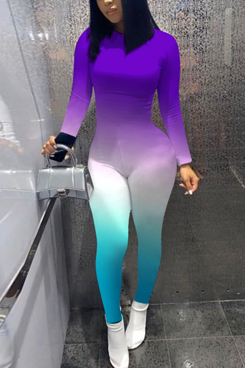 long sleeve bodycon jumpsuit